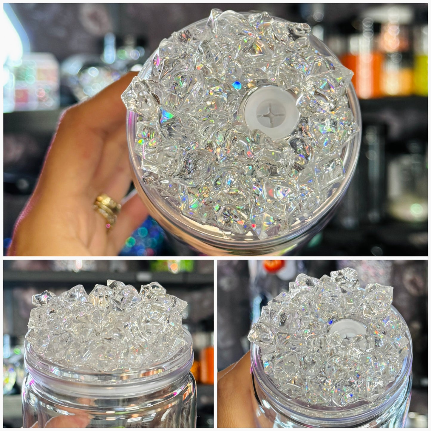 Ice cube lid