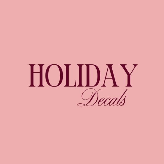 Holiday Decals