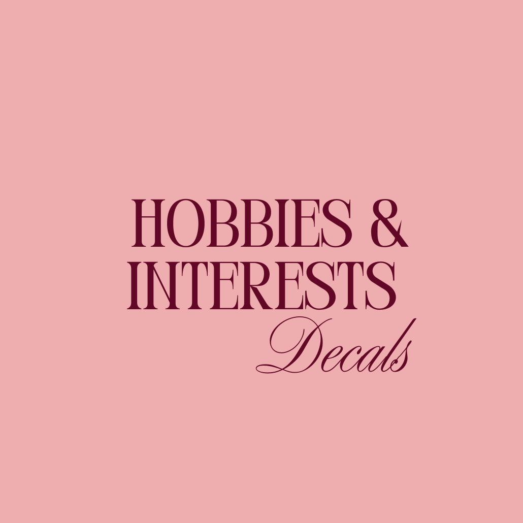 Hobbies & Interests Decals