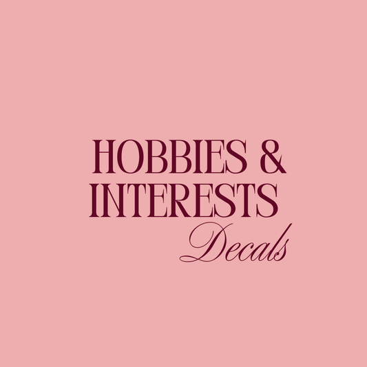 Hobbies & Interests Decals