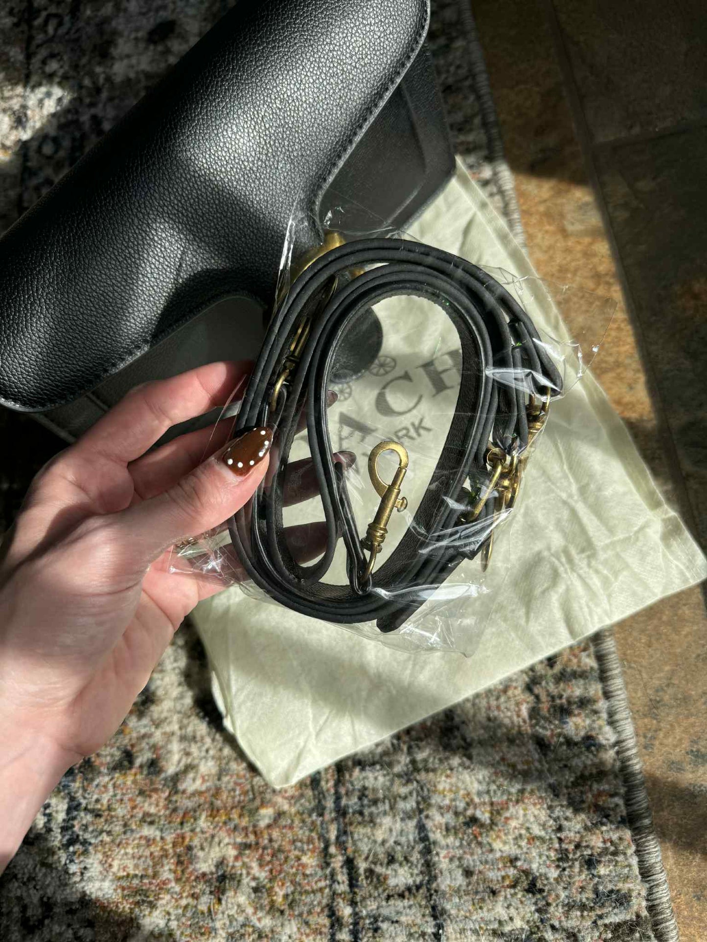 Coach Inspired Everyday Luxe Crescent Bag