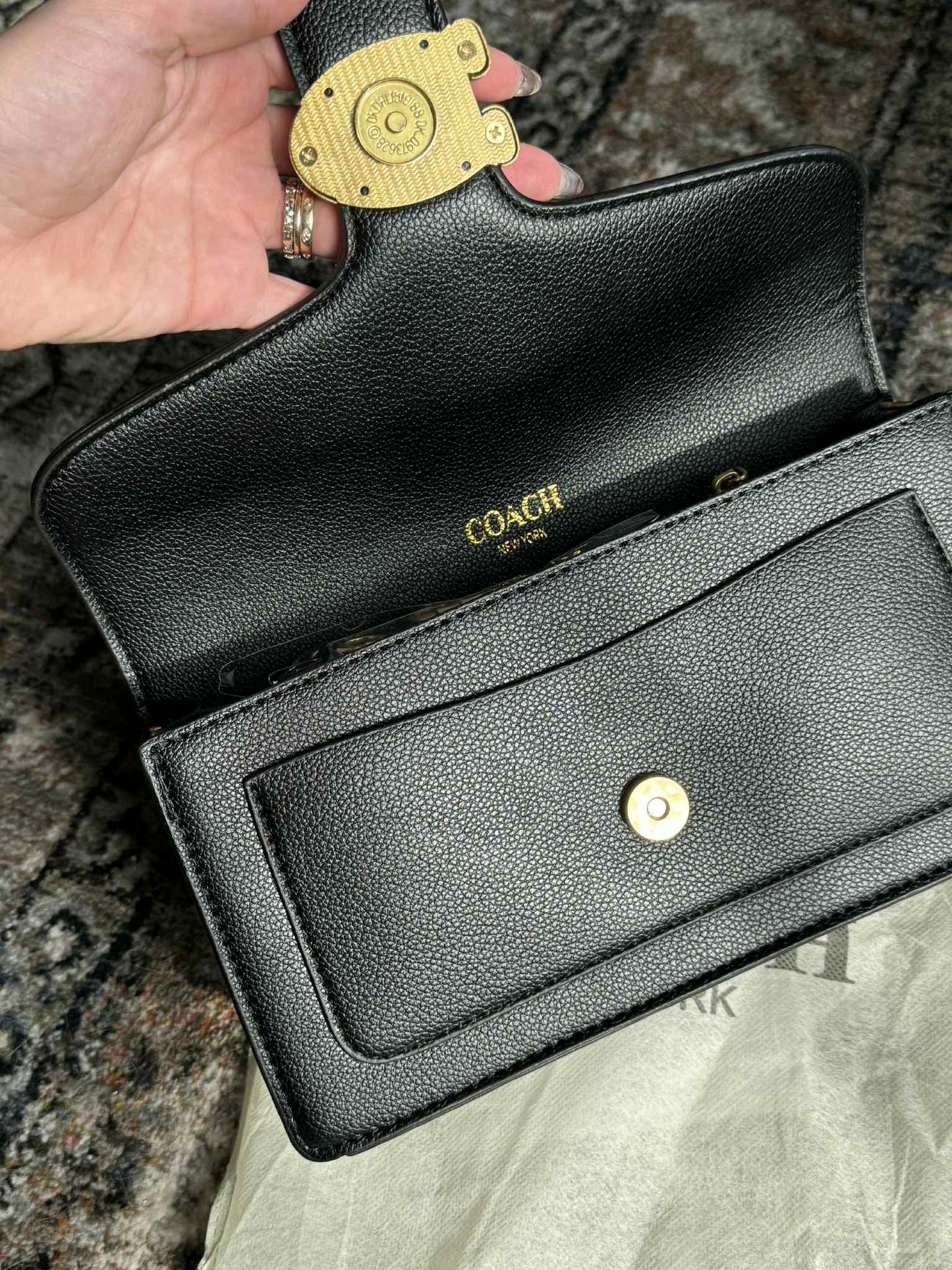 Coach Inspired Everyday Luxe Crescent Bag